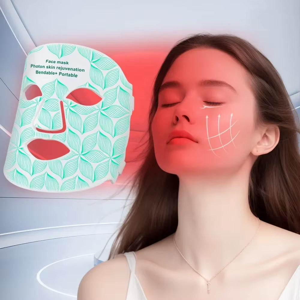 Revitalize Your Skin: 8-Color LED Facial Mask for Anti-Aging, Rejuvenation, and Radiant Beauty